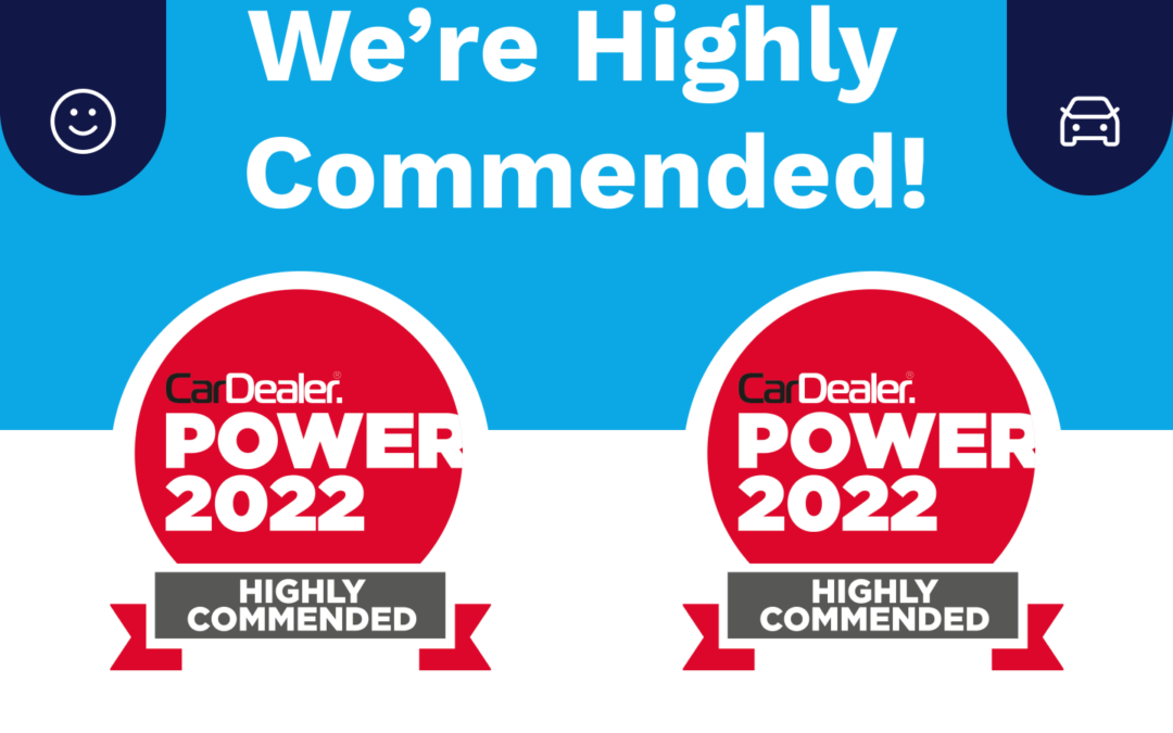 It’s Official – We have been ‘Highly Commended’ by Car Dealer Magazine!