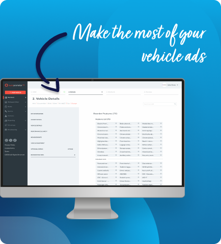 Make the most of your vehicle ads by reordering the features