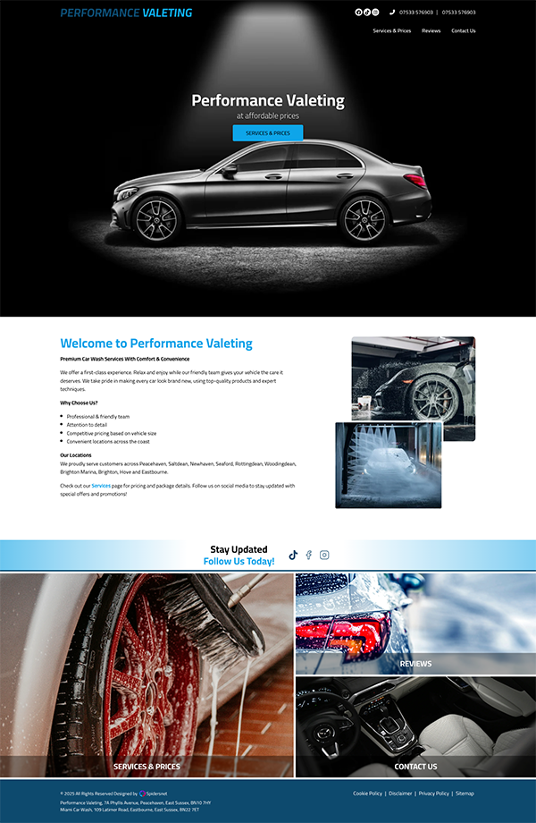 Performance Valeting